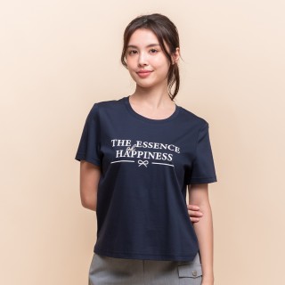 【perng yuh 芃諭名品】*幸福本質 印花 舒彈Ｔ恤(2025 SS Collection｜4A春夏新品上市)