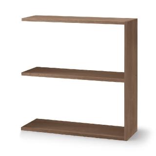 【MUJI 無印良品】自由組合層架/胡桃木/2層/寬版追加用(大型傢俱配送)