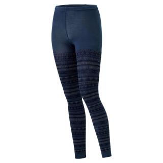 【mont bell】女款圖騰內搭褲 海軍藍(1107294NV)