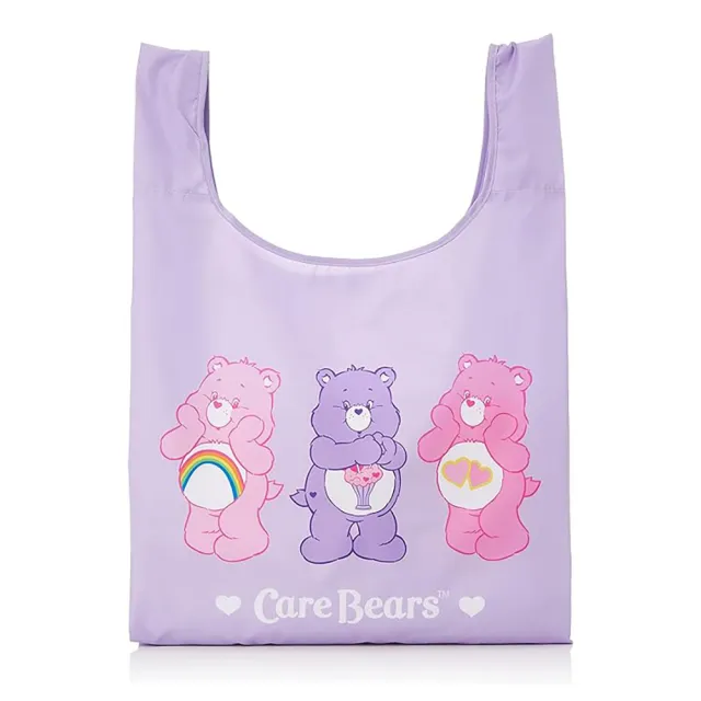 【Marushin 丸真】雙11 Care Bears 彩虹熊 收納環保購物袋 三隻小熊