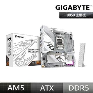【GIGABYTE 技嘉】B850M AORUS ELITE WIFI6E ICE DDR5 冰魄白 主機板