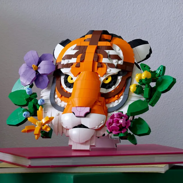 【LEGO 樂高】Art 31217 動物群系列－老虎(花卉植物 居家擺設 裝飾畫 玩具模型)