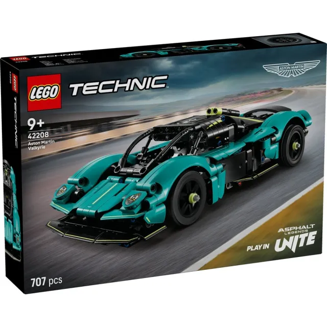 【LEGO 樂高】科技系列 42208 Aston Martin Valkyrie(賽車玩具 居家擺設 積木 玩具模型)