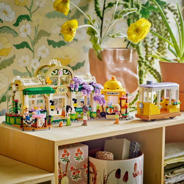 【LEGO 樂高】Friends 42671 植物咖啡廳和花店(家家酒 商店玩具 兒童玩具 積木)