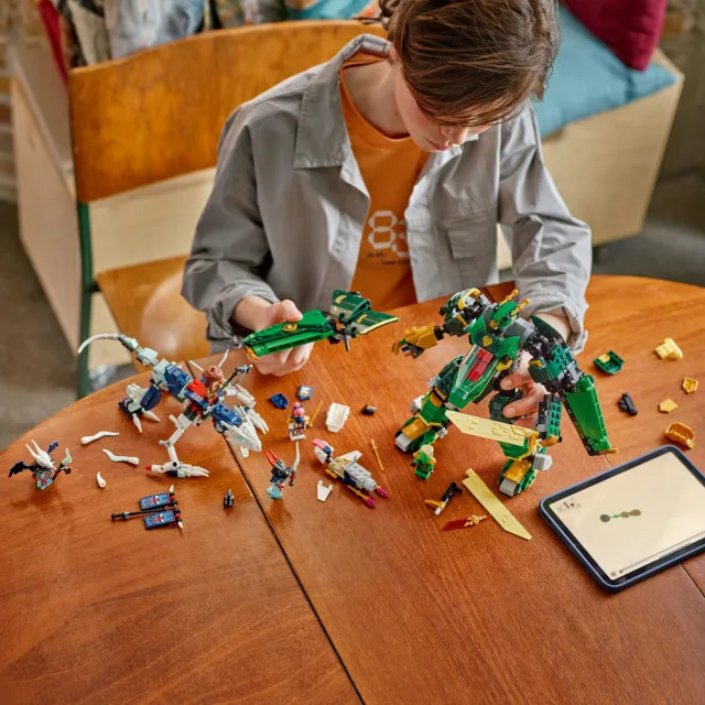【LEGO 樂高】旋風忍者系列 71845 勞埃德的噴射機機械人(忍者積木 兒童玩具 幼兒積木 猛龍崛起)