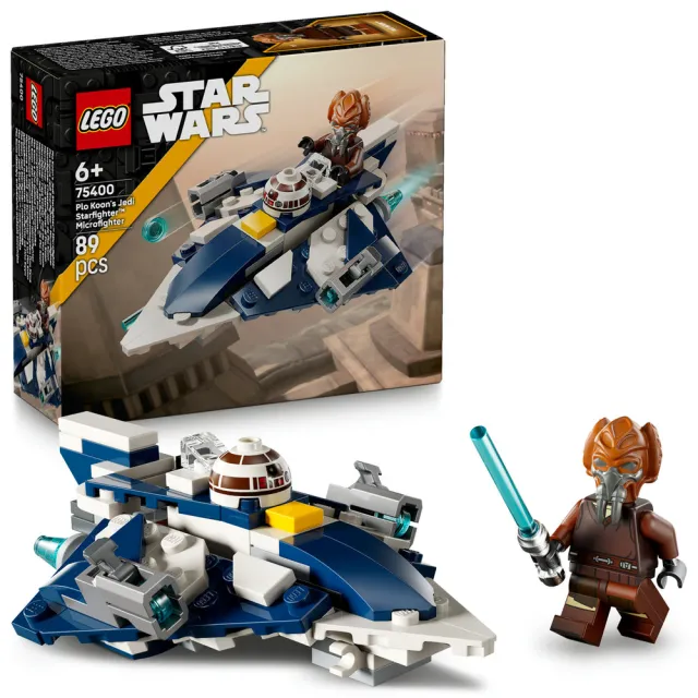 【LEGO 樂高】星際大戰系列 75400 普洛昆的絕地星際戰機 迷你戰機(Star Wars 居家擺設 積木 玩具模型)