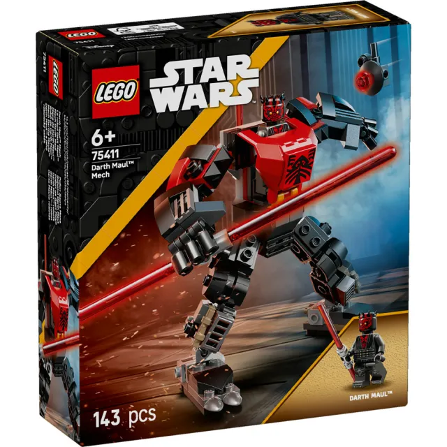 【LEGO 樂高】星際大戰系列 75411 達斯魔 機甲(Star Wars 居家擺設 積木 玩具模型)