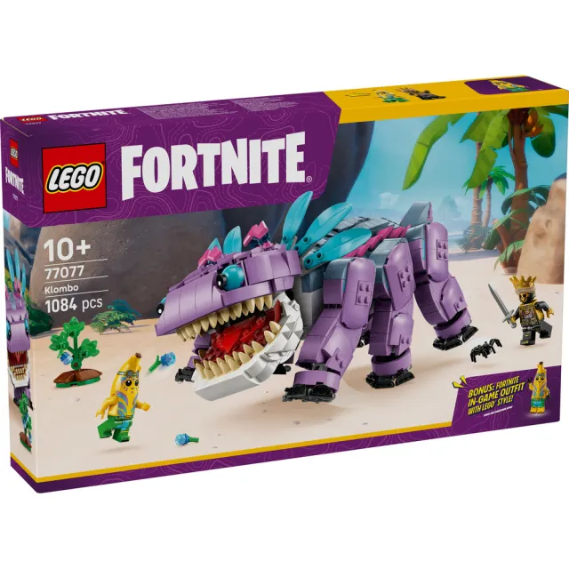 【LEGO 樂高】要塞英雄系列 77077 Klombo(Fortnite 兒童玩具 積木)