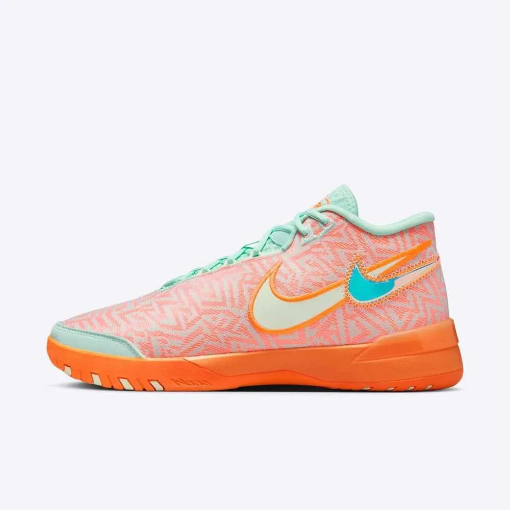 【NIKE 耐吉】LBJ NXXT Genisus EP 男 籃球鞋 運動鞋 實戰 緩震 支撐 橘綠(HF0711-301)