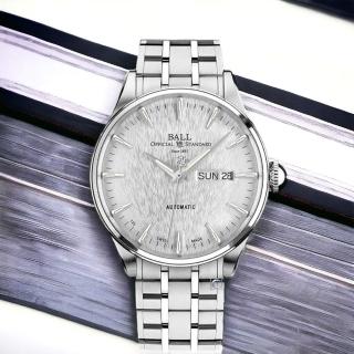 【BALL 波爾】Trainmaster 鐵道長官 簡約機械錶推薦-39.5mm(NM2080D-S1J-SL)