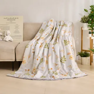 【MIT iLook】買1送1 台灣製石墨烯萊賽爾天柔絲涼被(150X195cm/多款任選/吸濕排汗/舖棉/空調被)