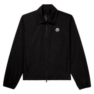 【MONCLER】春夏新款 男款 EVANDRO 襯衫領夾克外套-黑色(1號USA-S、2號USA-M、3號USA-L、4號USA-XL)