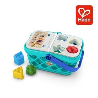 【Hape】Baby Einstein 形狀分類觸控購物籃(益智玩具/家家酒遊戲)
