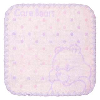 【Marushin 丸真】Care Bears 彩虹熊 純棉小方巾 手帕 彩虹熊 糖粉