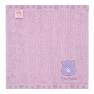 【Marushin 丸真】Care Bears 彩虹熊 刺繡純棉小方巾 純棉手帕 美夢熊