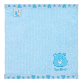 【Marushin 丸真】Care Bears 彩虹熊 刺繡純棉小方巾 純棉手帕 晚安熊