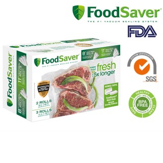 【美國FoodSaver】真空卷5入裝(8吋2卷 11吋3卷)
