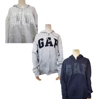 【GAP】連帽外套 零碼加大版(灰色白LOGO/藍色/灰色 送禮)