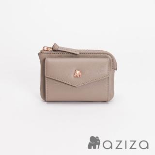 【aziza】CLARA鑰匙零錢包(午茶駝)