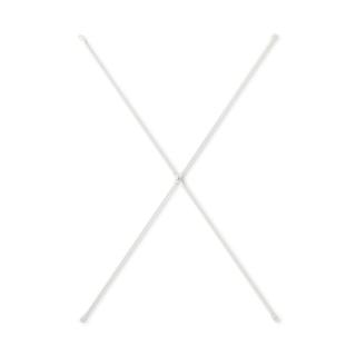 【MUJI 無印良品】SUS交叉桿/亮面淺灰/84/大/9S(大型傢俱配送)