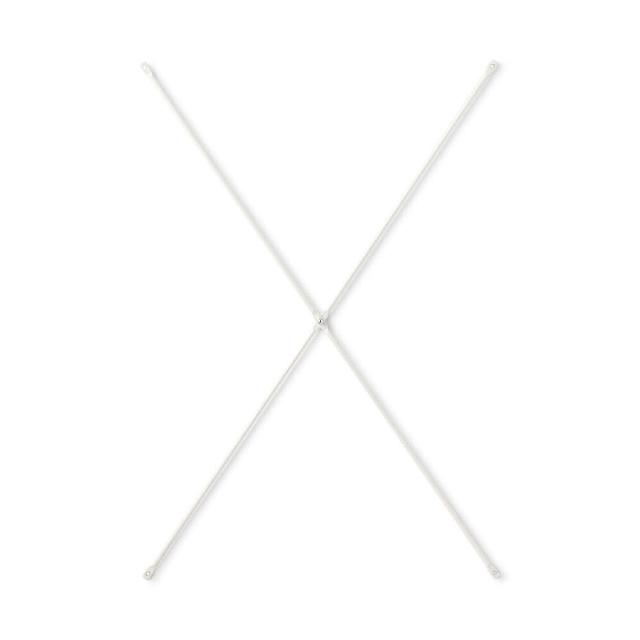 【MUJI 無印良品】SUS交叉桿/亮面淺灰/84/大/9S(大型家具配送)