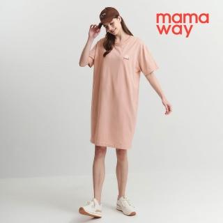【mamaway 媽媽餵】迪士尼玩具總動員孕哺洋裝(孕婦裝 哺乳洋裝 哺乳衣)