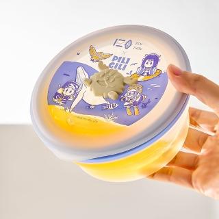 【仁舟淨塑】霹靂聯名矽密保鮮盒600ml - 1色(微波電鍋氣炸/矽膠盒/便當盒/冷凍冷藏/環保餐盒/密封盒)