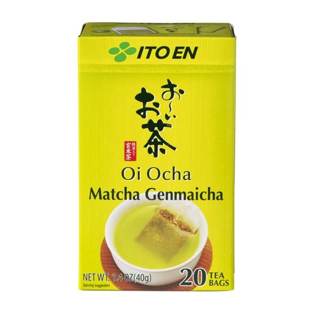 【伊藤園】ITOEN日本進口國產Oi Ocha抹茶玄米茶包 單盒入 涼茶熱茶冷沖熱泡 天然純茶點心茶(大谷翔平代言)