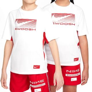 【NIKE 耐吉】Multi SS Top GX Love 大童 白紅色 圓領 速乾 運動 休閒 短袖 HJ3743-101