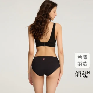 【Anden Hud】街頭塗鴉．中腰三角內褲(黑-愛心)