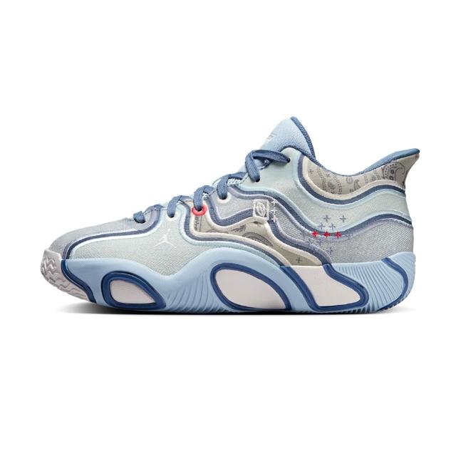 【NIKE 耐吉】Jordan Tatum 3 PF 大童 牛仔藍色 回彈 運動 喬丹 包覆 緩震 籃球鞋 HV5889-401