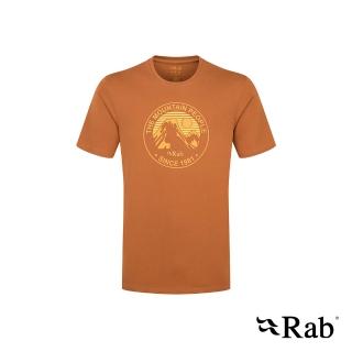 【RAB】Stance Alpine Peak 短袖復古印花舒適棉T恤 男款 紅地球 #QCC03
