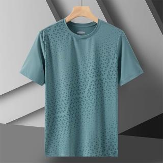 【時尚巴黎】現貨+預購 T恤短袖運動服運動上衣跑步背心修身涼感衣機能衣(冰絲透氣排汗男上衣5色74ks113)