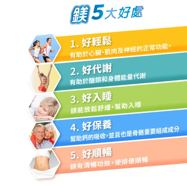 【Heilusan 好立善】鎂300發泡錠20錠 3入組(蘋果口味 幫助入睡.舒緩放鬆)