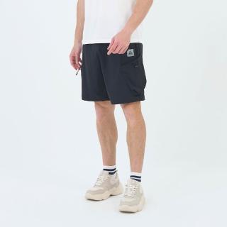 【GIORDANO 佐丹奴】男裝彈力防曬工裝短褲 Cool Collection系列(09 標誌黑)