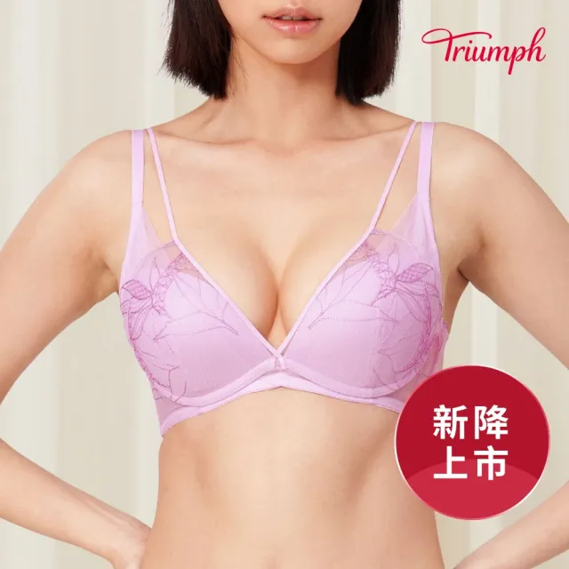 【Triumph 黛安芬】Aqua Paradise完美天堂水感動系列 無鋼圈內衣 A-D(粉紫)