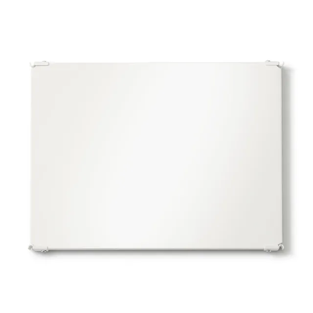 【MUJI 無印良品】SUS追加棚/鋼製/亮面淺灰/56(大型家具配送)