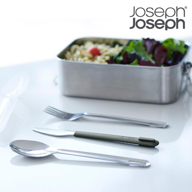 【Joseph Joseph】隨行不鏽鋼餐具三件組(餐刀 叉子 湯匙 開學季 環保)