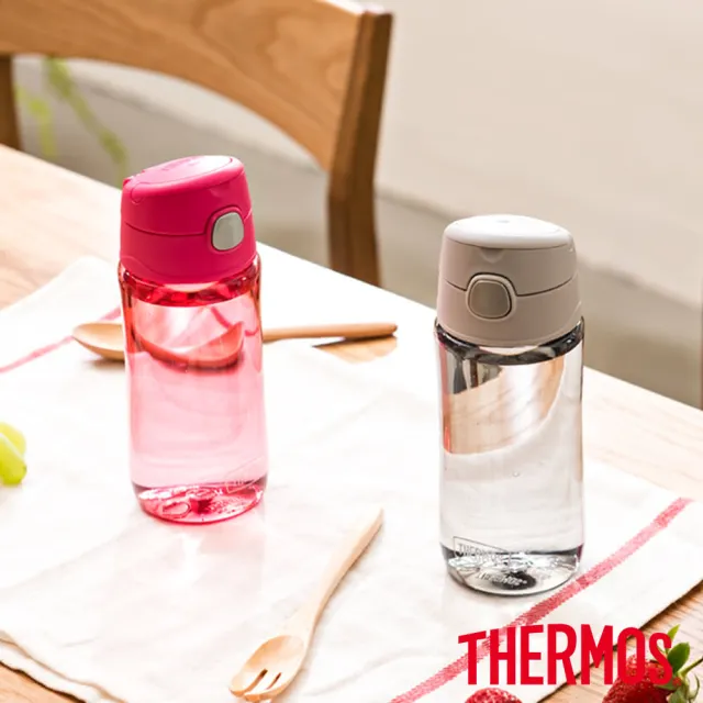 【THERMOS 膳魔師】彈蓋直飲輕水瓶兒童水壺470ml(GP4040)