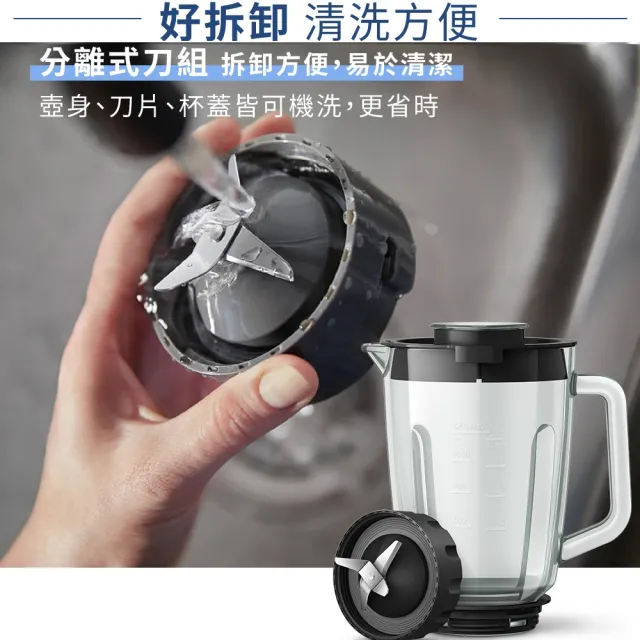 【Philips 飛利浦】秒碎冰沙果汁機(HR2291/01)