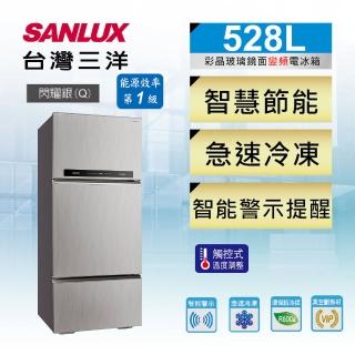 【SANLUX 臺灣三洋】◆528公升一級能效變頻三門冰箱(SR-C528CV1A)