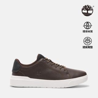 【Timberland 官方旗艦】男款深棕色低筒休閒鞋(A41F7W01)