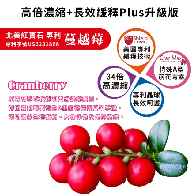【友GO健康】蔓越莓洛神花+益生菌私密照護30顆/盒-全素可食(3效配方-高倍濃縮+長效緩釋升級版)