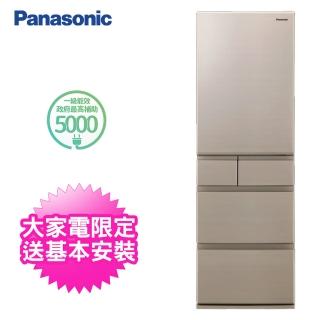 【Panasonic 國際牌】日本製406公升一級能效五門變頻冰箱(NR-E417XT-N1)