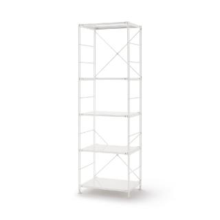 【MUJI 無印良品】SUS鋼製層架組/亮面淺灰/大(大型傢俱配送)