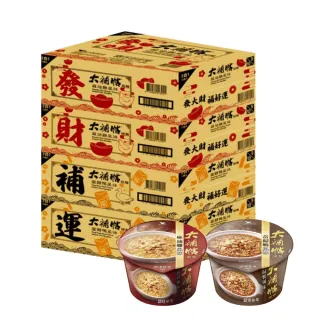 【大補帖】風味碗細麵x12入/箱(當歸鴨/麻油雞  TQF微笑標章)