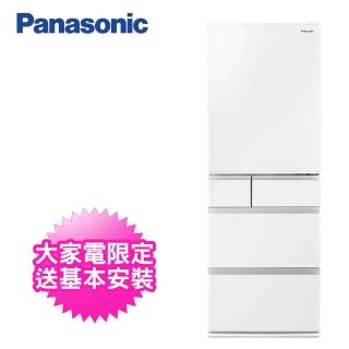 【Panasonic 國際牌】502公升一級能效五門變頻冰箱(NR-E507XT-W1)