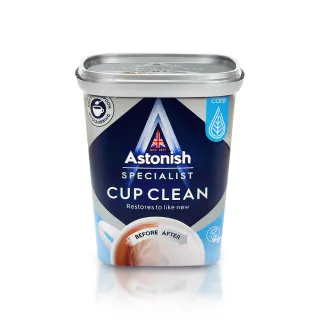 【Astonish】英國潔速效萬用茶漬除垢活氧粉1罐去茶垢 去咖啡垢 保溫瓶 除垢 清洗衣機(350gx1)