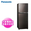 【Panasonic 國際牌】498公升一級能效玻璃雙門變頻冰箱—曜石棕(NR-B493TG-T)