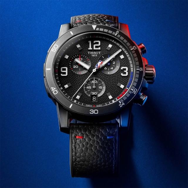 【TISSOT 天梭】Supersport 東尼·帕克配戴 NBA特別款 籃球計時手錶 男錶-45.5mm(T1256173706700)